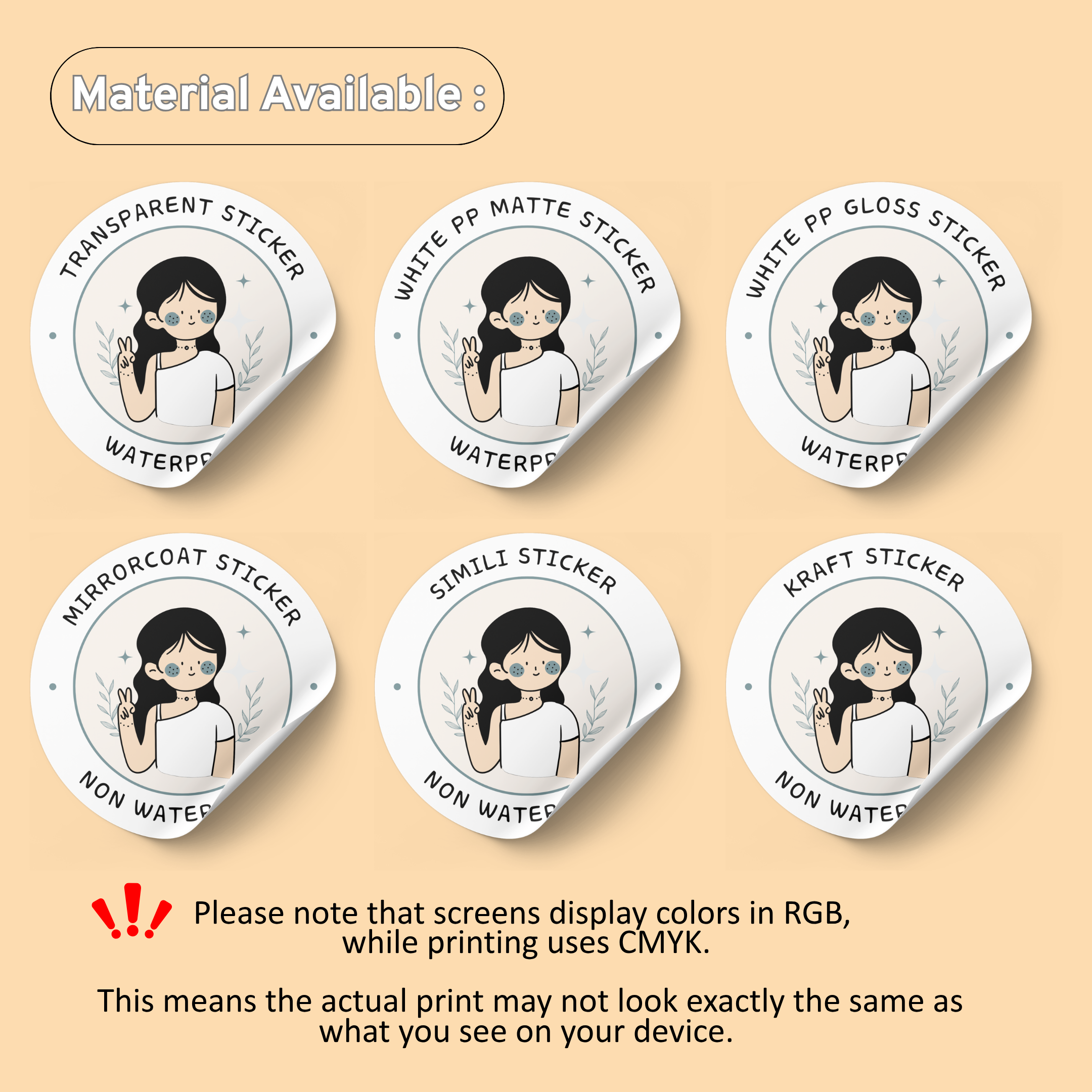 Custom Sticker & Label